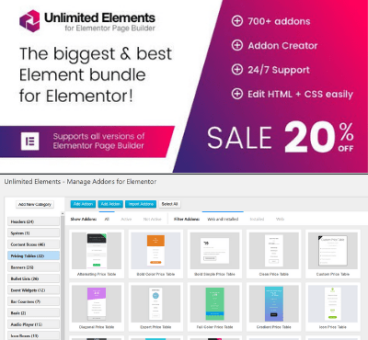 Unlimited Elements for Elementor Page Builder (Premium)