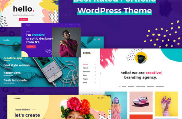 Leedo – Modern, Colorful & Creative Portfolio WordPress Theme