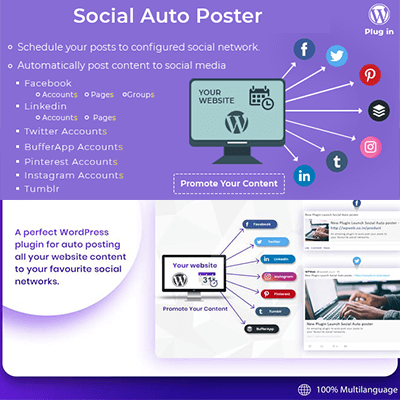 social auto poster