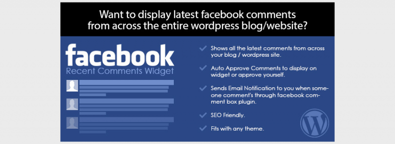 Facebook Recent Comments Widget for WordPress