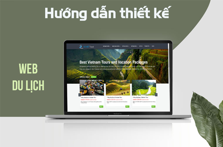 thiết kế web du lịch chuyên nghiệp