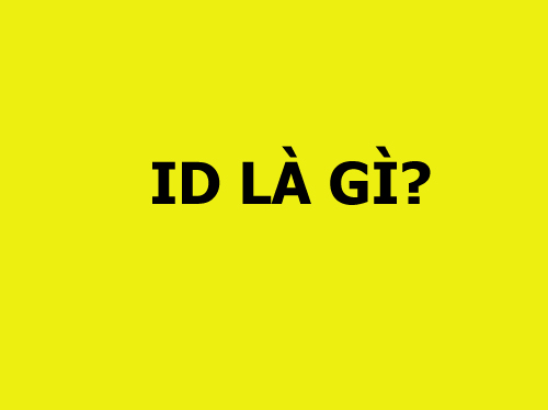 id là gì