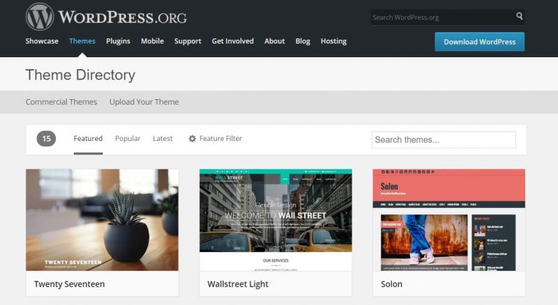 WordPress Theme Directory