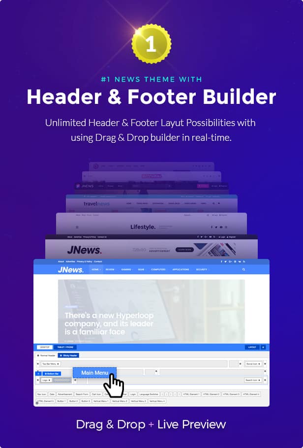 Jnews-Header-Footer-Builder