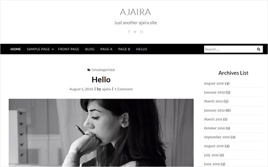 Ajaira-theme