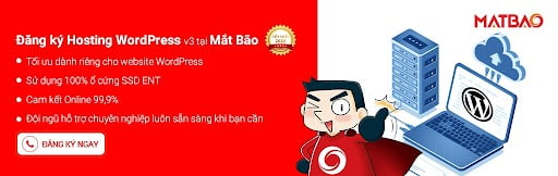 dịch vụ đăng ký Hosting WordPress Mắt Bão