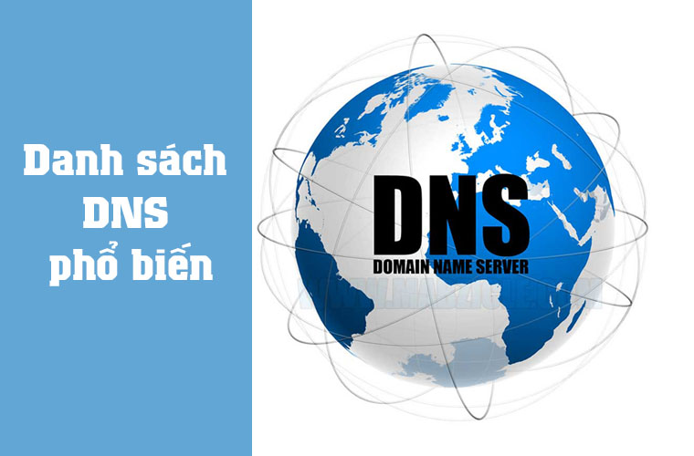 danh sách DNS phổ biến