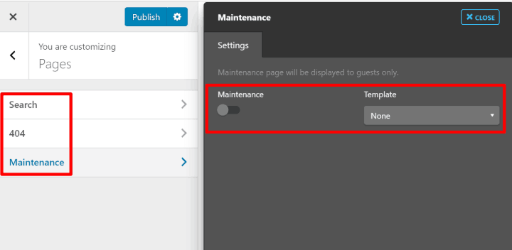 maiantenance-page-options-jupiterX