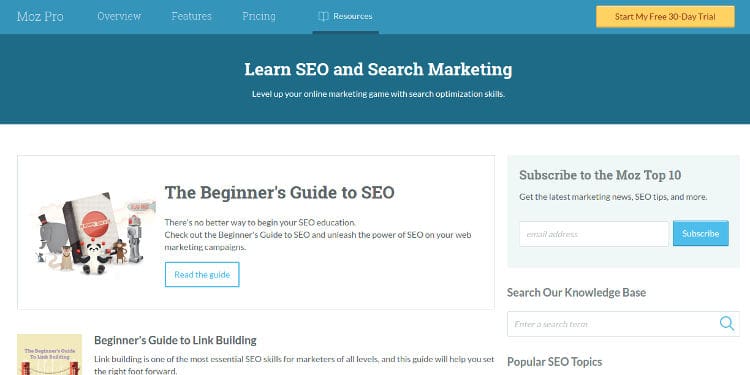 moz-seo-courses