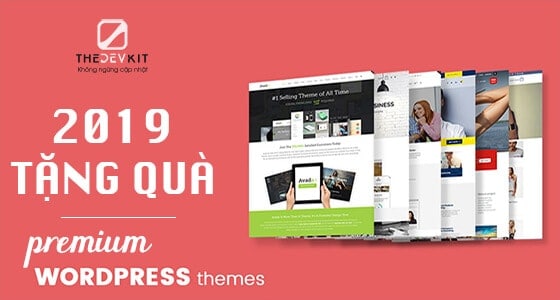 Event tặng Premium WordPress Theme