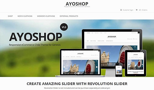 Theme WordPress WooCommerce AyoShop là siêu phẩm đáng trải nghiệm nhất của Theme WordPress WooCommerce