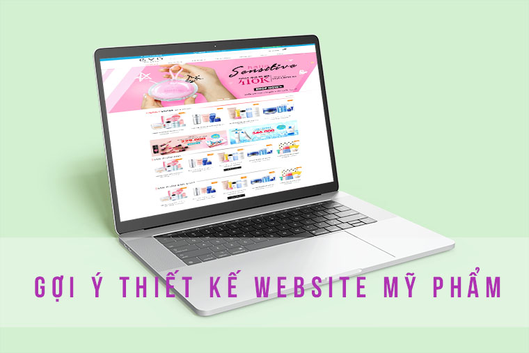 thiết kế website mỹ phẩm giá rẻ