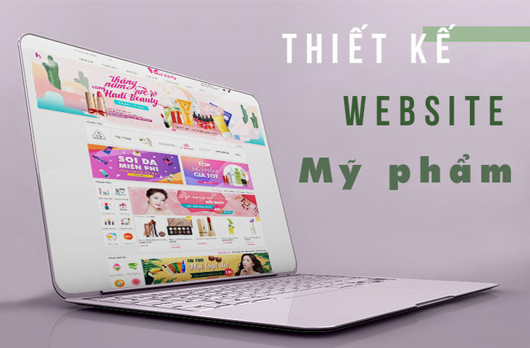 thiết kế website mỹ phẩm