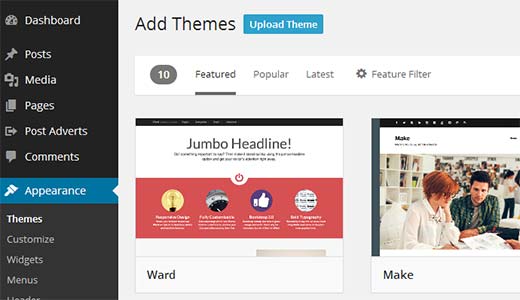 upload-theme-wordpress