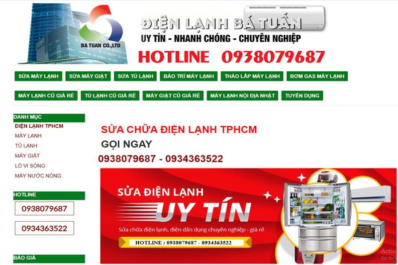 website-dien-lanh-ba-tuan