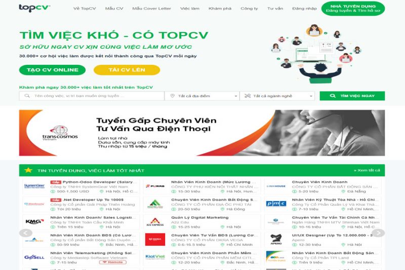 website-tim-viec-topcv