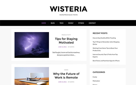 Wisteria-theme