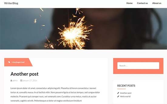 WriterBlog-theme