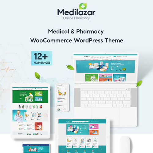 Tải Medilazar – Pharmacy Medical WooCommerce WordPress Theme Miễn phí