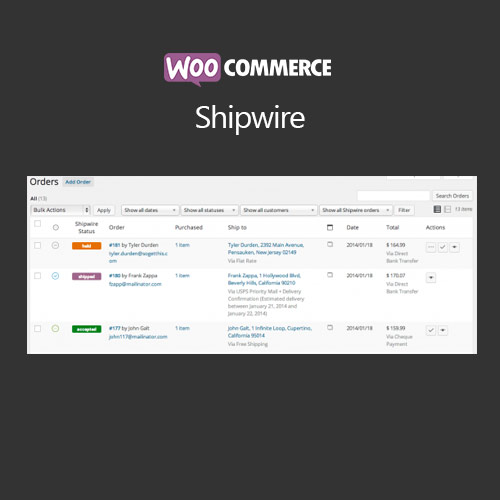 Tải WooCommerce Shipwire Miễn phí