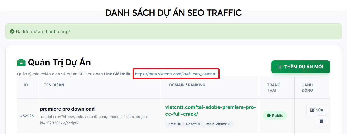 Link giới thiệu